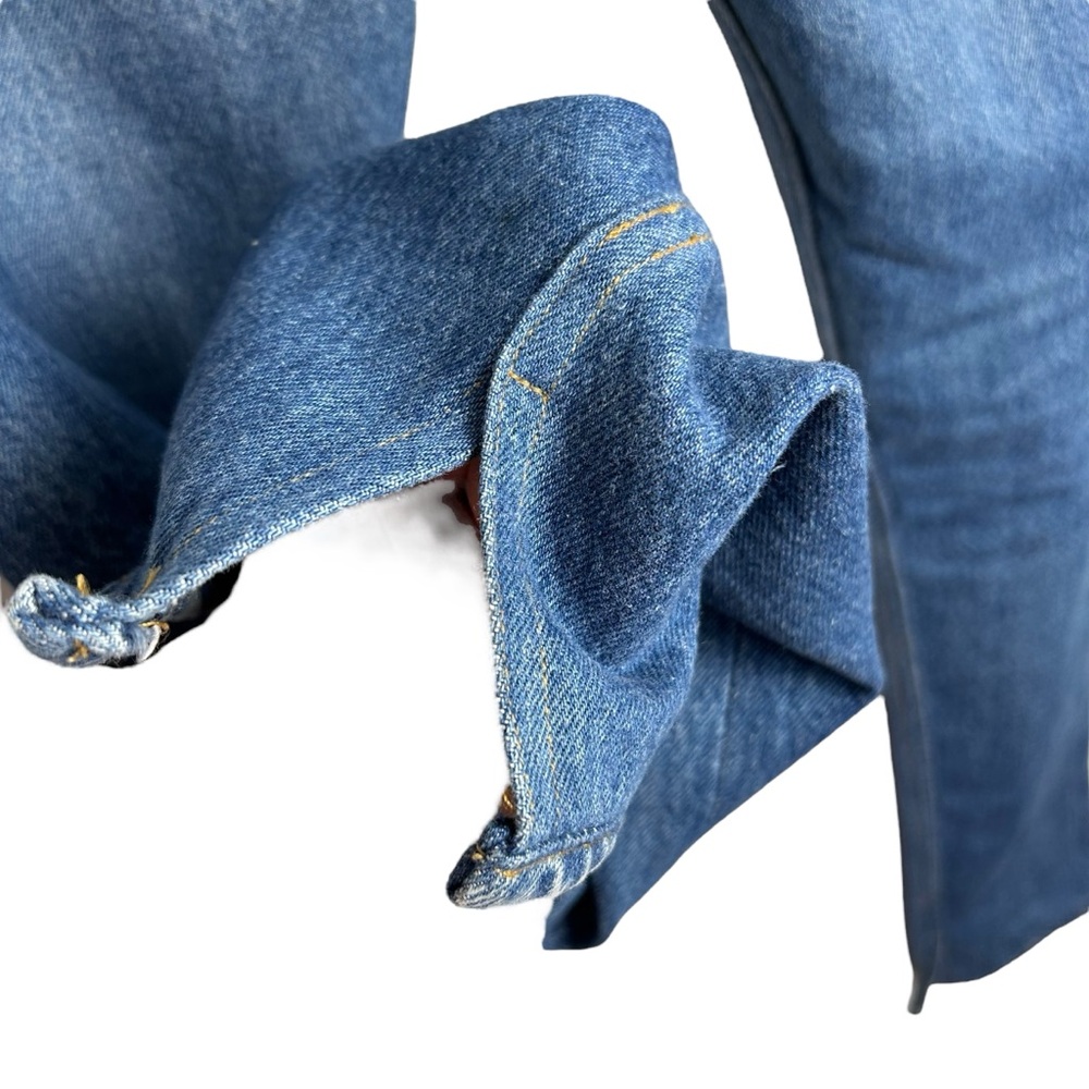 Re/Done x Levi’s Blue Straight Leg Jeans - Picture 4 of 10